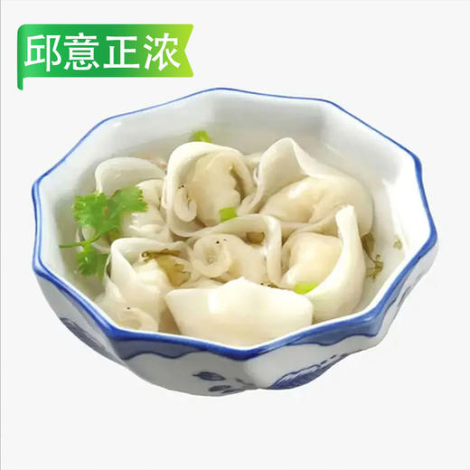 邱意正浓散装猪肉大葱馄饨1kg/袋(14g/个左右)  15袋/件 商品图0