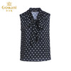 Gowani乔万尼新品无袖衬衫商场同款简约波点设计ET3H643501 商品缩略图4