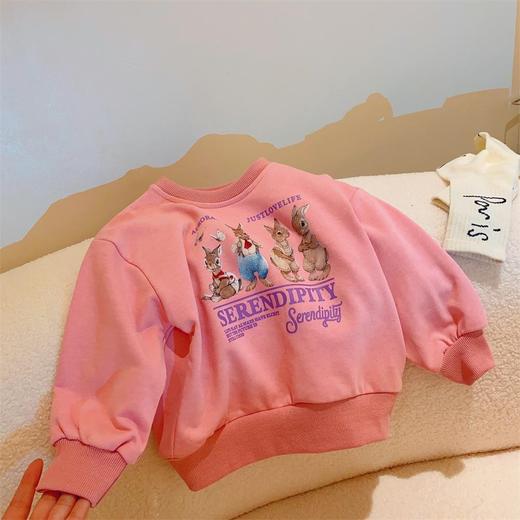 【秋季新款❗️中小童卡通印花休闲卫衣】韩版女童时尚长袖上衣服装 商品图3