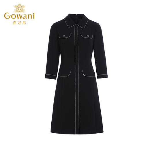 乔万尼秋冬新品连衣裙小香风简约高级感ET3E648 商品图4