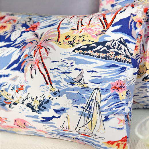 海岛椰林靠包客厅软包轻奢复古靠枕腰枕 商品图3