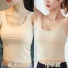 DD-无痕细肩带冰丝背心带胸垫露肚脐防走光运动打底内衣外穿性感裹胸 商品缩略图0