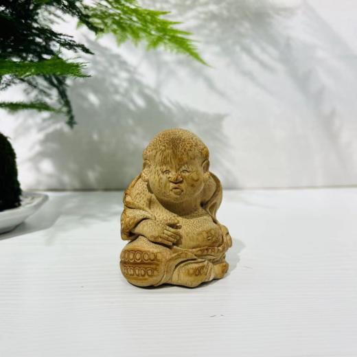 福娃hc1900609°竹雕摆件 商品图0