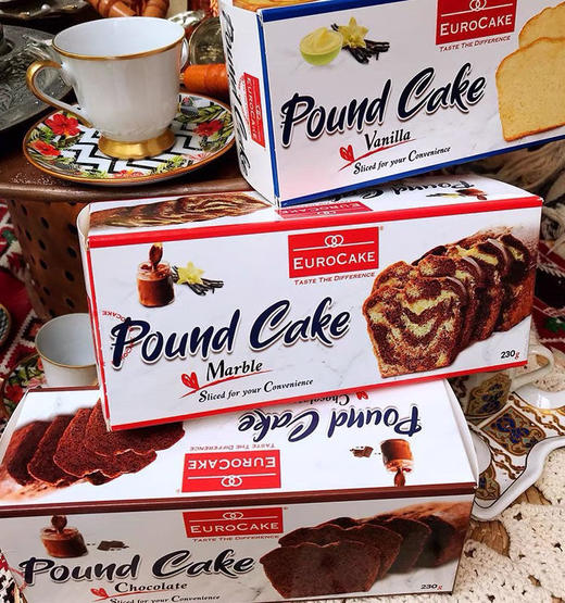 阿联酋多芙利大理石花纹切片蛋糕230g 商品图0