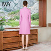 IWY/浪漫紫色西装连衣裙女长袖洋气时髦收腰西服裙子高级感正装裙Q973 商品缩略图4
