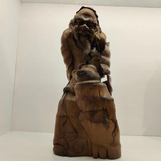 天伦之乐·男°竹雕摆件 商品图1