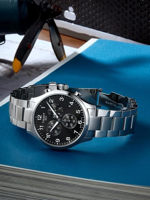 Tissot天梭T116速驰系列石英钢带经典手表男表T116.617.11.057.01 商品图1