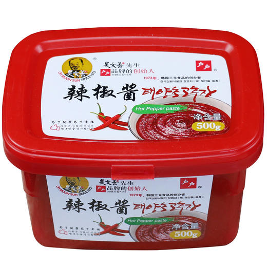 「韩式辣酱」户户辣椒酱【500克】调味韩式炒年糕石锅拌饭韩式火锅甜辣酱粮油米面 商品图4