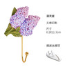 欧式立体花卉挂钩无痕钉浮雕玫瑰花衣帽钩置衣厨房玄关挂衣钩单钩 商品缩略图6