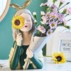 新潮捧花女孩摆件玄关客厅电视柜插花摆件结婚开业乔迁礼物 商品缩略图1
