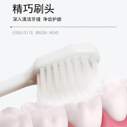 CCOKIO酷优客 银离子抑菌高密45束毛宽头成人牙刷 2支/盒 商品图2