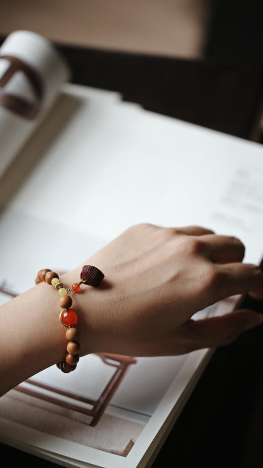 【青山特惠】8mm*18颗老山檀香原创知沐手串y50 商品图6