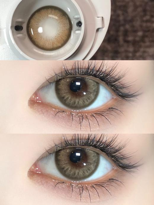 loveiikira日抛 大地精灵 棕 14.5mm 日抛无售后！！非离子 商品图0