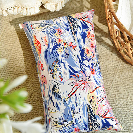 海岛椰林靠包客厅软包轻奢复古靠枕腰枕 商品图2