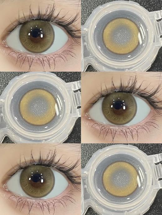 loveiikira半年抛 琉璃心 棕 14.2mm 非离子 双版本 半年抛两片装 商品图8