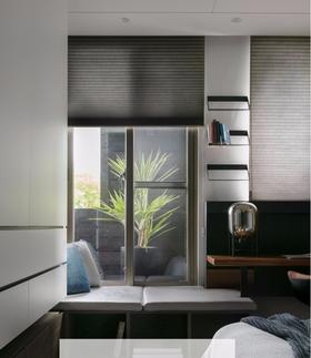 【蜂巢帘-琴音SF0701-2】办公室客厅阳台卧室浴室/隔热降噪防晒/免打孔风琴帘