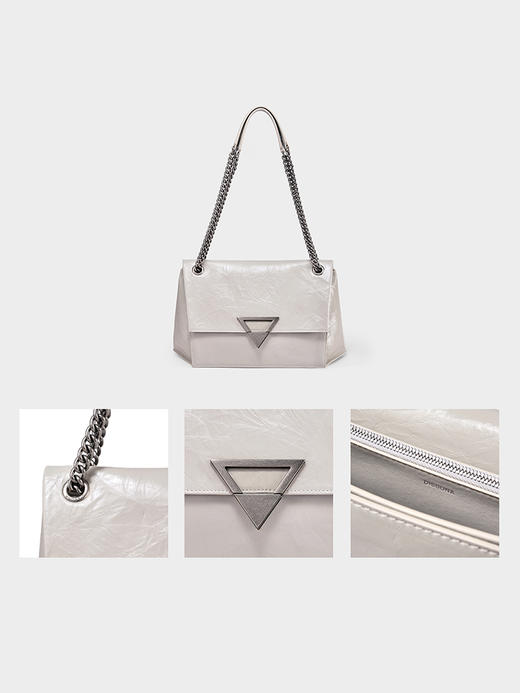 【2F】DISSONA迪桑娜女包GEO符号2023新款链条包单肩包通勤手提包腋下包 商品图2