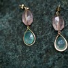 SpoiledBrat Jewelry粉晶蓝玉髓耳环 商品缩略图1