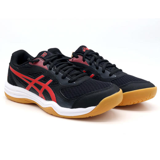 Asics亚瑟士乒乓球鞋 跨界5 1071A086-002 专业乒乓球运动鞋 黑红色 商品图1
