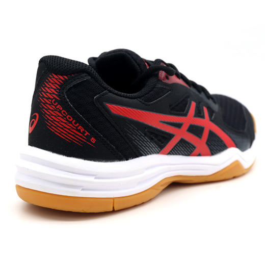 Asics亚瑟士乒乓球鞋 跨界5 1071A086-002 专业乒乓球运动鞋 黑红色 商品图6