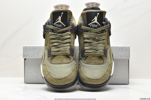 耐克Nike Wmns Air Jordan 4 Retro GS中帮复古运动篮球鞋A02571-100男女鞋 商品图6