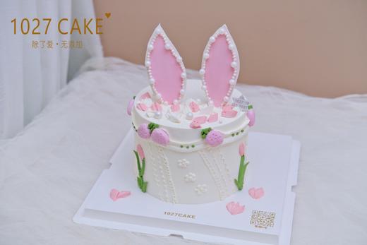 1027CAKE | 翻糖  粉色系 兔耳朵 商品图1