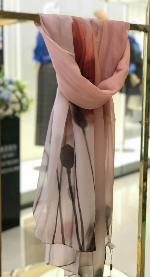 优品堂【水墨朦胧】桑蚕丝长巾 商品图7