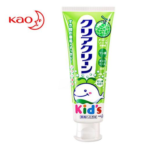 花王儿童牙膏日本进口2-12岁哈密瓜味小学生牙膏70g(效期2026年6月) 商品图2