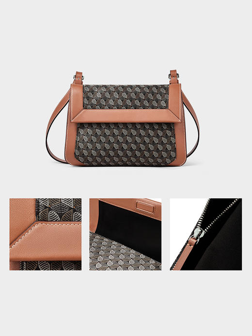 【2F】DISSONA迪桑娜女包折叠包幸运锦囊老花单肩斜挎包通勤小方包 商品图2