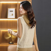 春秋新款，修身长袖撞色时尚拼色连帽无袖背心针织套头上衣CC-101-72303 商品缩略图3