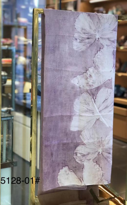 优品堂【梦蝶影颜】双层双面桑蚕丝披肩长巾 商品图1