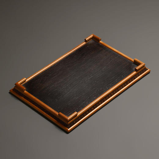 惠风竹编托盘 木竹制复古家用茶具收纳盘干泡茶台茶棚杯架茶托盘收纳 商品图8