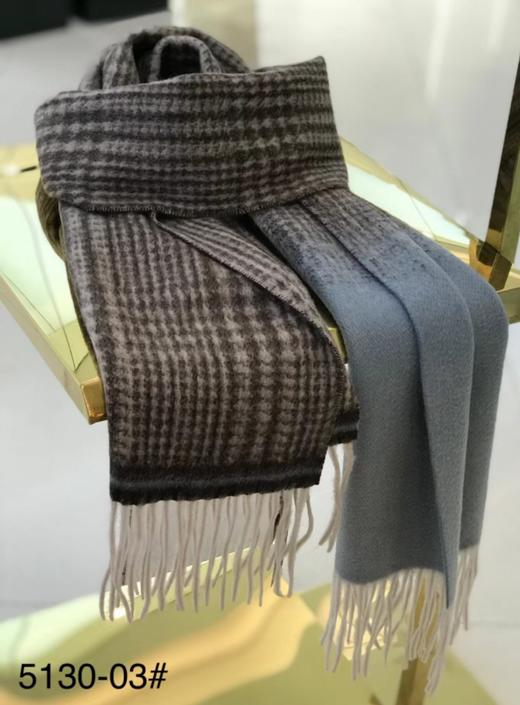 优品堂【墨香】软黄金系列“羊绒”印花长巾 商品图8