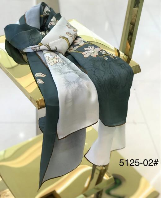 优品堂【曼妙花颜】重磅桑蚕丝长巾披肩两用 商品图6