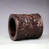 官代流传°黑檀深浮雕笔筒（微裂） 商品缩略图4