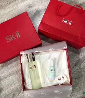 【SK-II礼盒装】 SK-II 护肤精华230ml+美白精华露50ml 礼盒套装