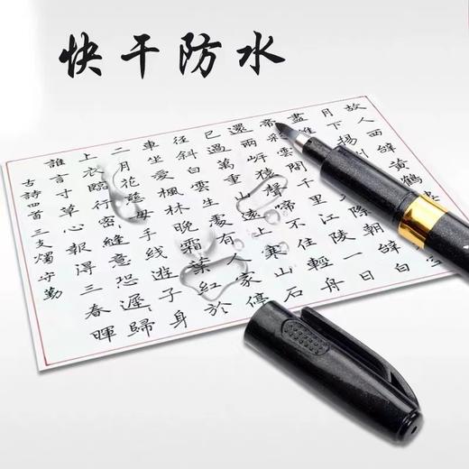 晨光文具秀丽笔黑色书法笔秀气笔提名题字笔练字大楷中楷小楷软头钢笔式软笔抄经请帖签名笔硬笔手绘笔1支 商品图2