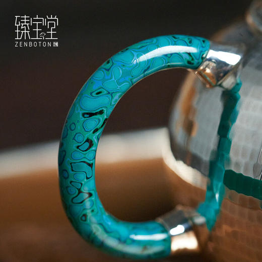 【样品特惠8折，仅1件，无货退款】臻宝堂9999纯银泡茶银壶纯手工锤纹冲文旦大漆把手小壶家用茶道中式茶具 文旦(规矩锤纹)样品 商品图3