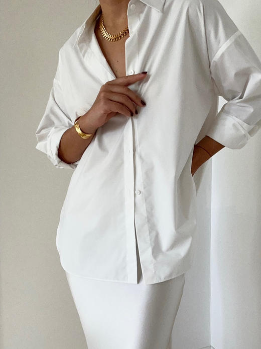 Semplicita｜S02 经典抗皱进口高支棉长袖衬衫  [ 黑 白 蓝 ]【‼️售罄无补‼️】 商品图0