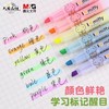 晨光文具米菲迷你荧光笔小号彩色银光笔六色迷你便携口袋斜头记号笔彩色划重点笔萤光标记笔 商品缩略图2