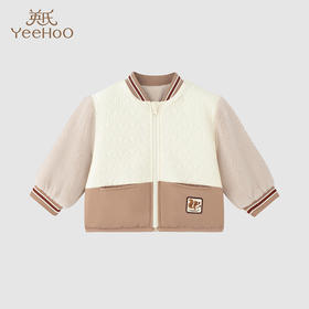【商场同款】英氏宝宝外套仿羊羔绒夹棉两面穿外套潮流男童