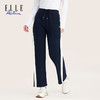 ELLE Active 百搭女士休闲裤透气弹力亲肤长裤早秋时尚阔腿裤 商品缩略图0