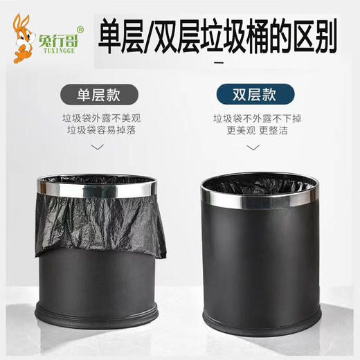 双层垃圾桶 商品图1
