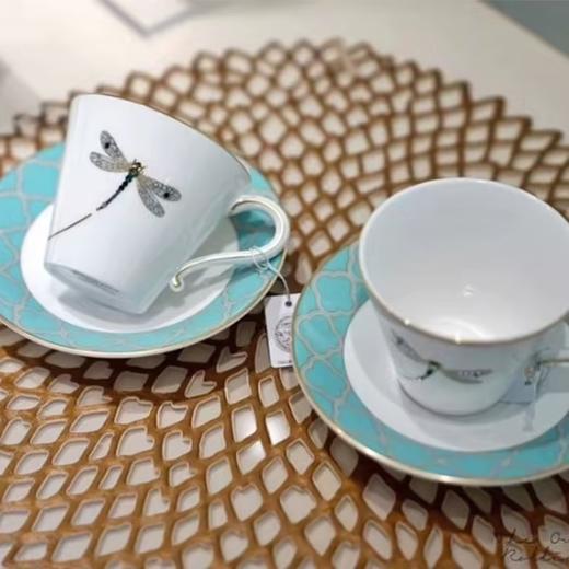 韩国进口HANKOOK绿色蜻蜓咖啡杯套件4件 商品图4