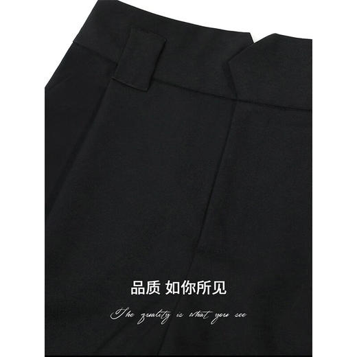 COCOBELLA气质干练高腰西装裤女简约通勤OL烟管裤休闲裤NPA12 商品图4