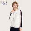 ELLE Active 秋冬圆领长袖卫衣宽松撞色百搭休闲运动女士亲肤上衣 商品缩略图2
