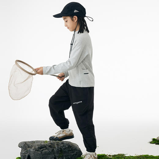 onmygame男童防风运动裤秋装儿童户外运动防水长裤登山机能裤弹力 商品图2