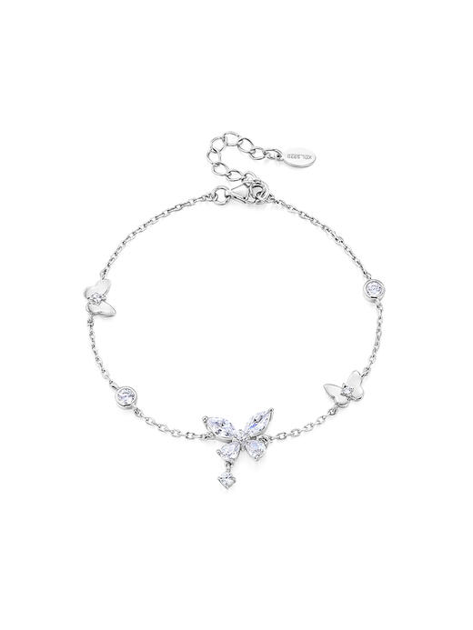 KADER卡蒂罗 蝴蝶手链 女925银轻奢小众精致2023新款爆款七夕礼物送女友 商品图3