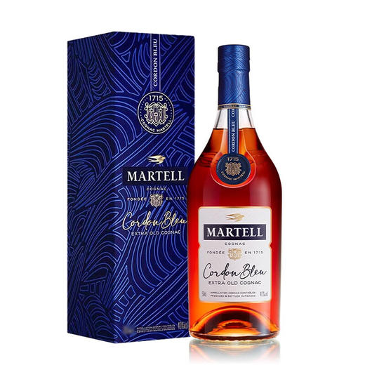 马爹利 蓝带干邑白兰地 500ml/瓶（新老包装随机发货） 商品图0