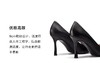 接吻猫优雅超高跟鞋女秋季新款通勤气质尖头设计感细跟羊皮单鞋 商品缩略图7